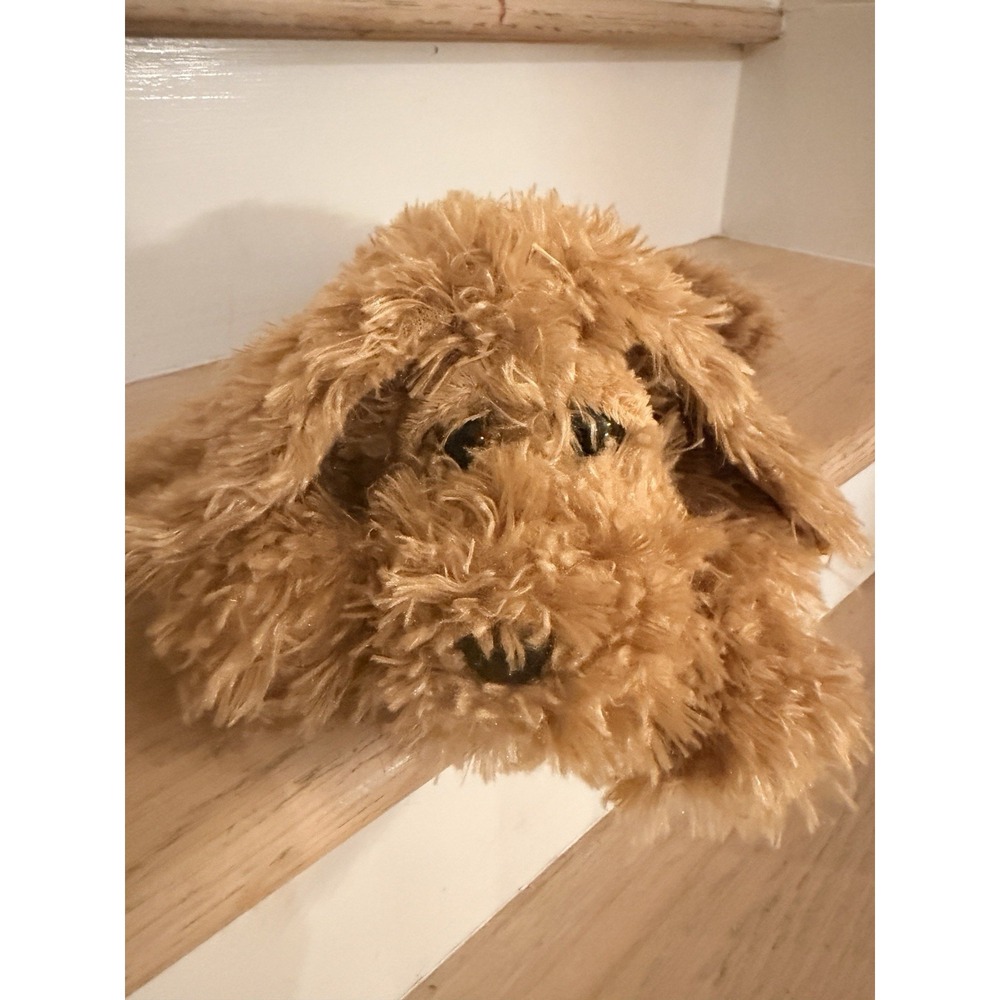 TY Classic Baylee Brown Dog Beanie Floppy Laying Plush Stuffed 14 Inch 2017 EUC